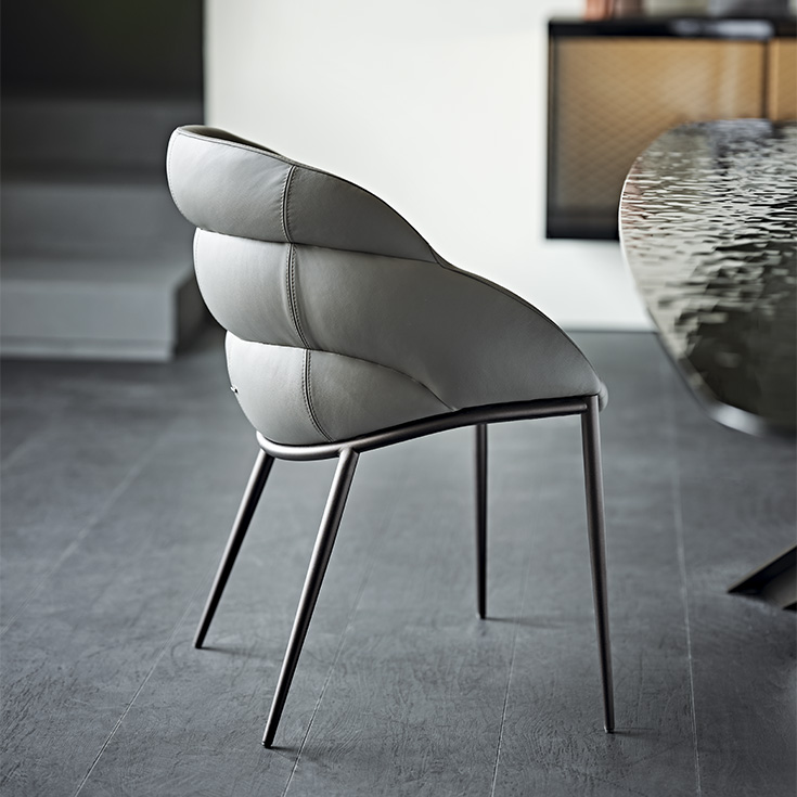 Стул Camilla ML — Cattelan Italia, кожа, фото 6