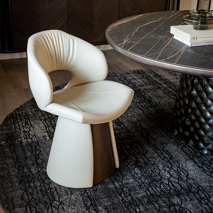 Стул Dafne — Cattelan Italia, кожа