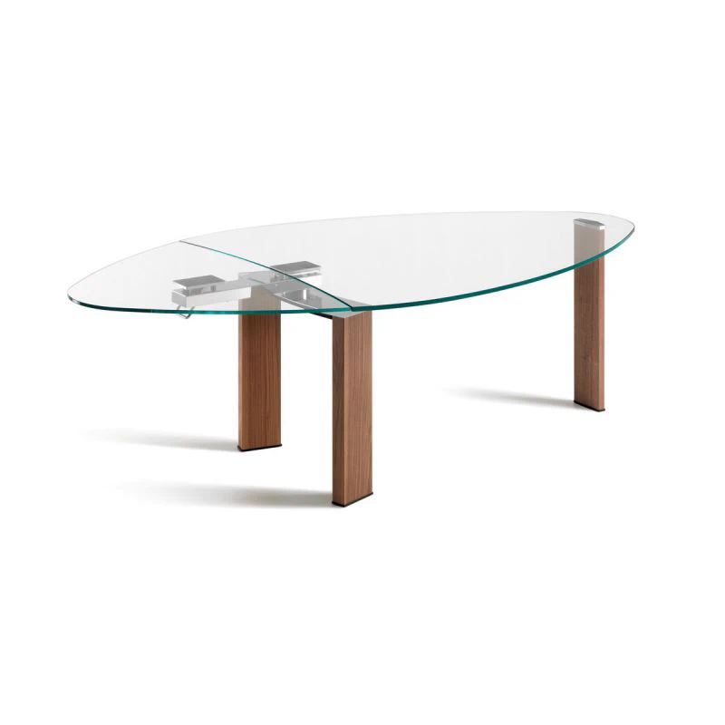 Стол раскладной Daytona — Cattelan Italia, стекло, фото 2