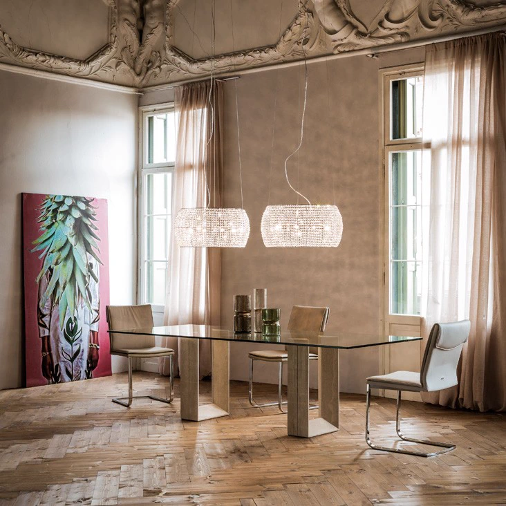 Современный дизайн Стол Diapason — Cattelan Italia, мрамор, фото 3