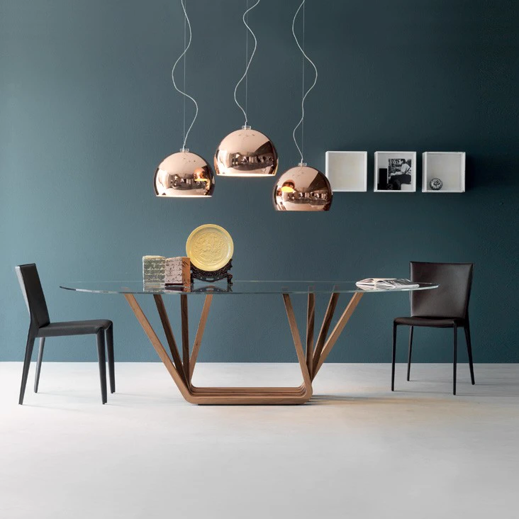 Стол Domino — Cattelan Italia, стекло, фото 2