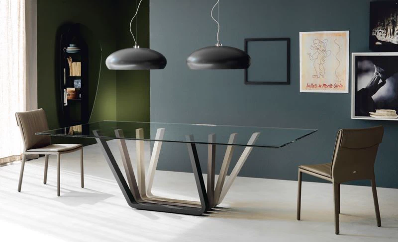Стол Domino — Cattelan Italia, стекло, фото 3