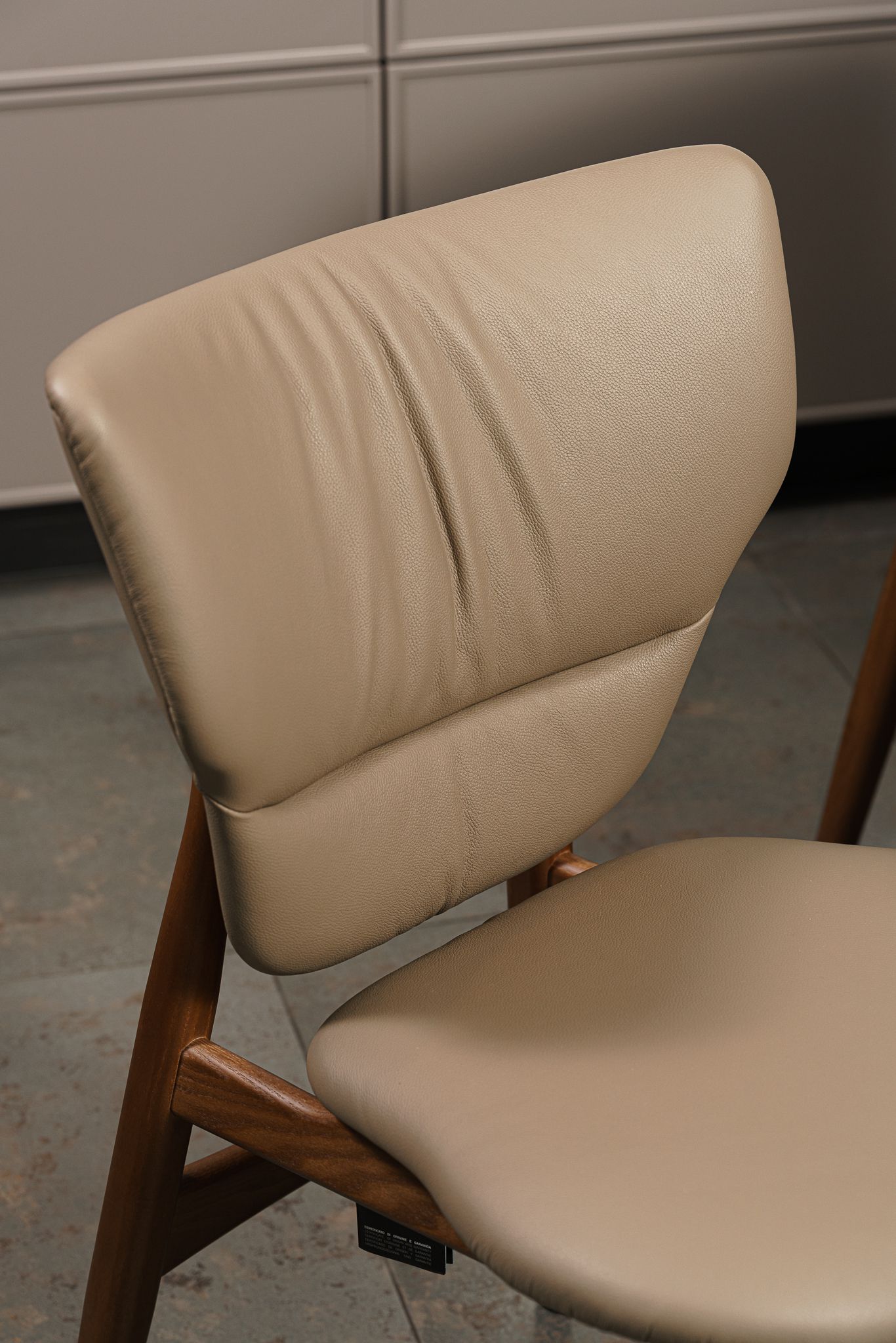 Стул Dumbo Fango / Canaletto Walnut — Cattelan Italia, кожа, фото 4