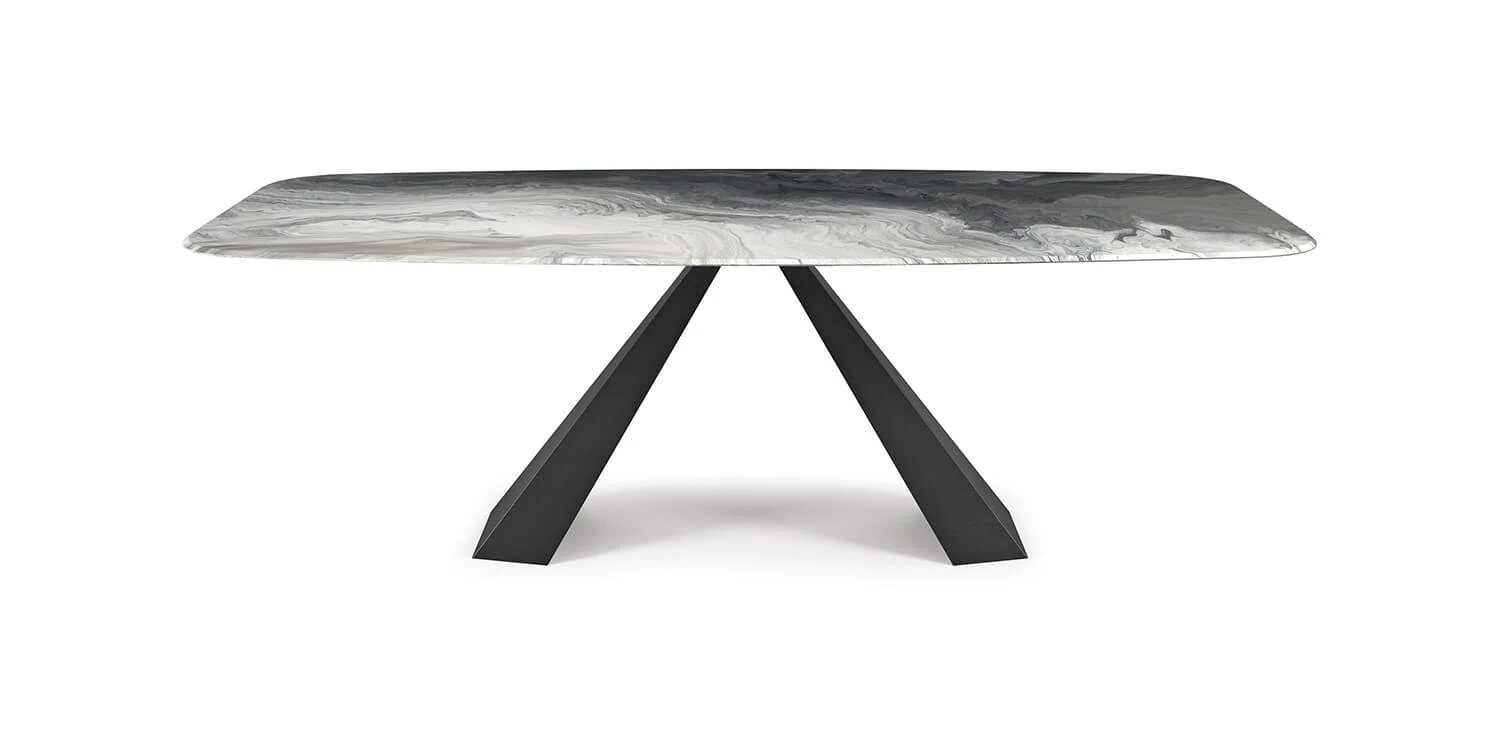 Стол Eliot Crystalart — Cattelan Italia, стекло