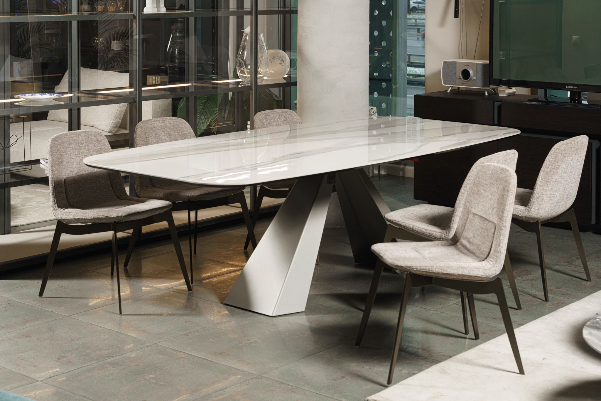Стол Eliot Keramik Marmi KM06 — Cattelan Italia, керамика, фото 2