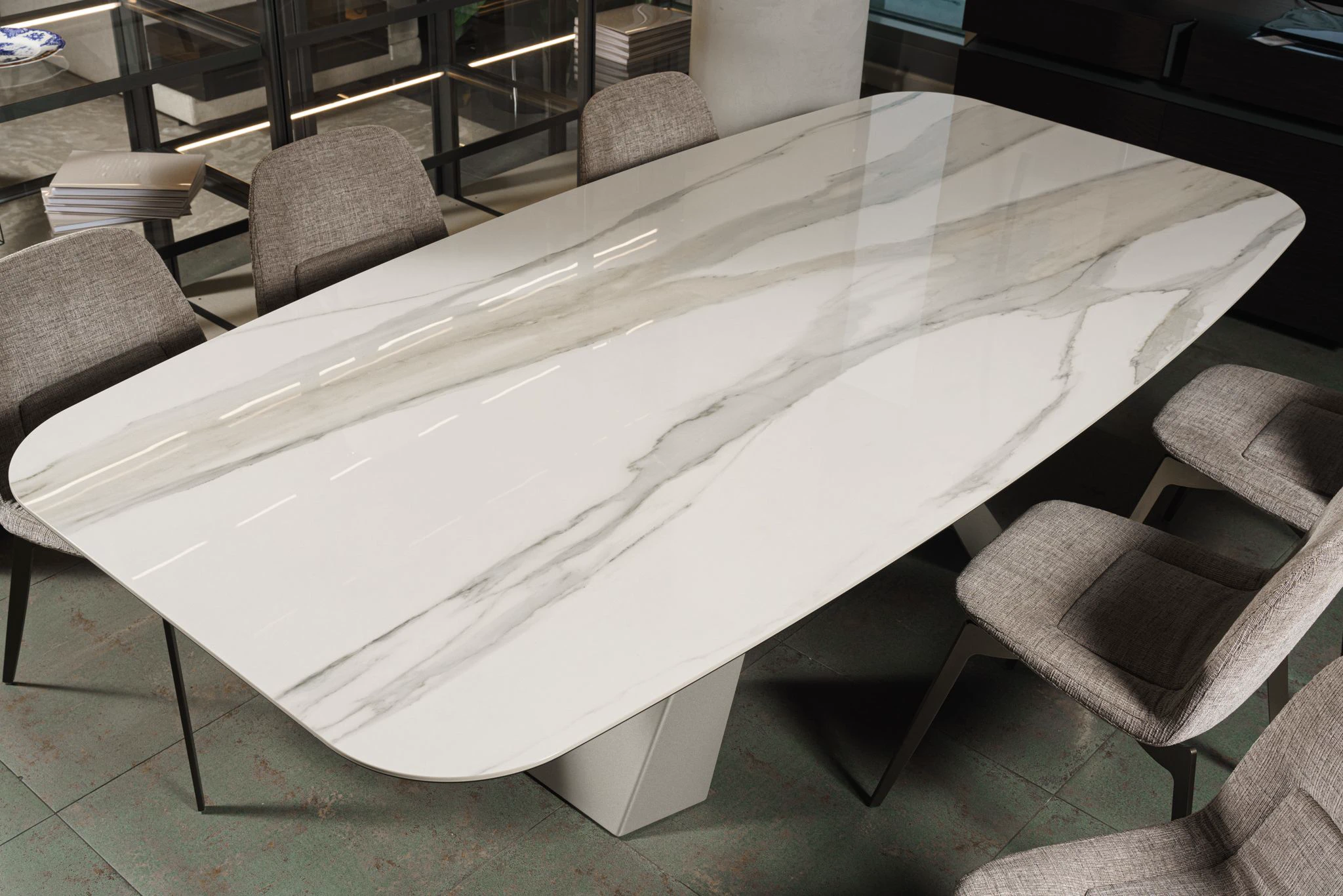 Стол Eliot Keramik Marmi KM06 — Cattelan Italia, керамика, фото 3