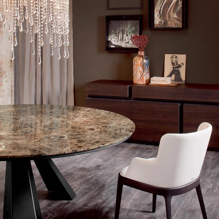 Стол Eliot Keramik Round — Cattelan Italia, мрамор, фото 3