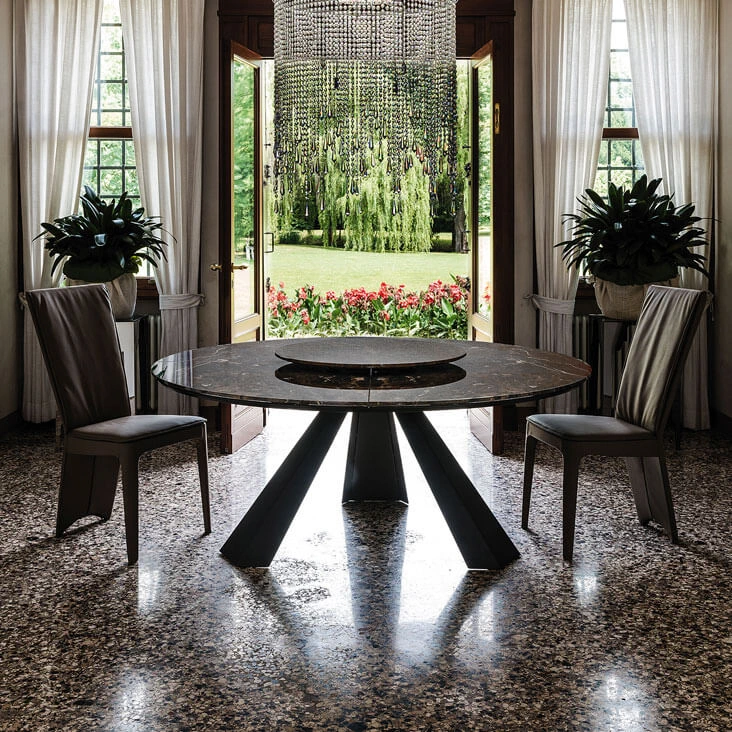 Стол Eliot Keramik Round — Cattelan Italia, мрамор, фото 5