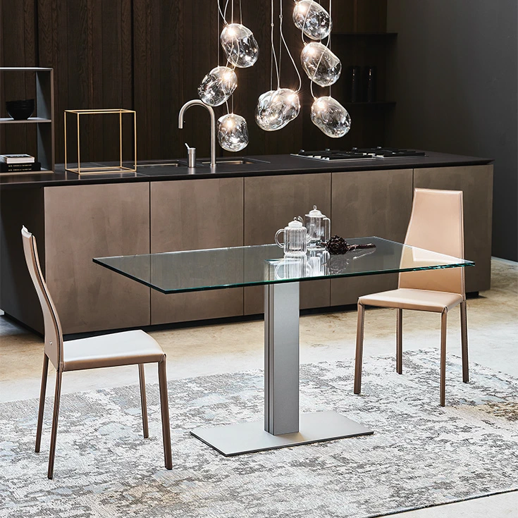 Стол Elvis — Cattelan Italia, стекло, фото 4