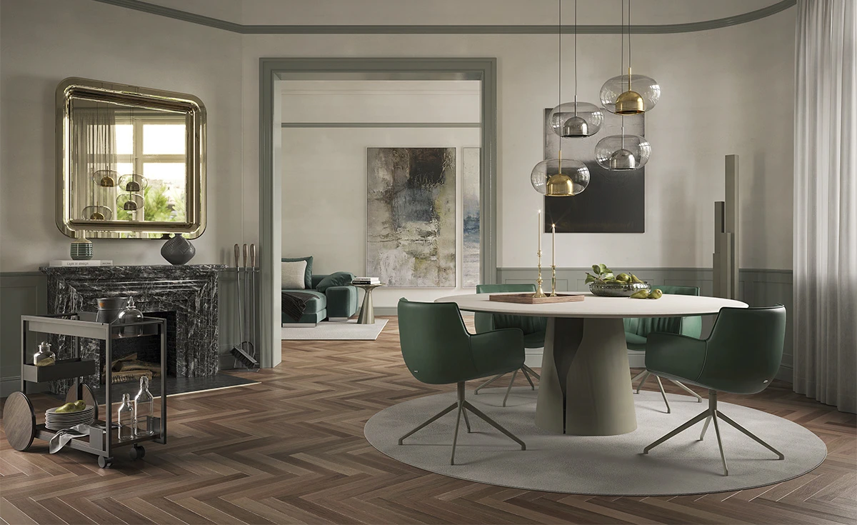 Стол Giano Argille — Cattelan Italia, металл, фото 2