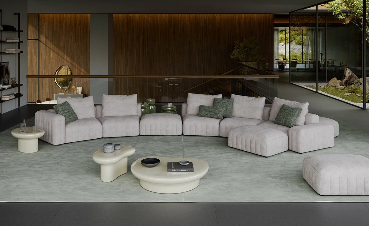 Диван Gibson — Cattelan Italia, кожа, фото 2
