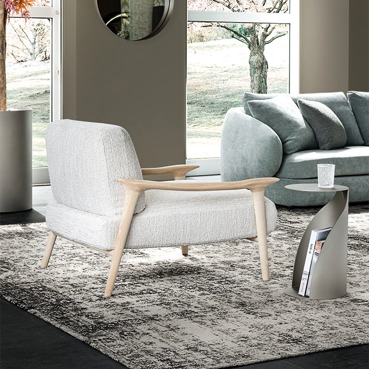 Кресло Giselle Lounge — Cattelan Italia, кожа, фото 4