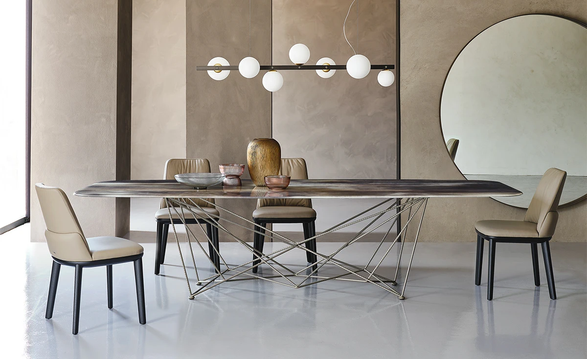 Стол Gordon Crystalart — Cattelan Italia, стекло, фото 3