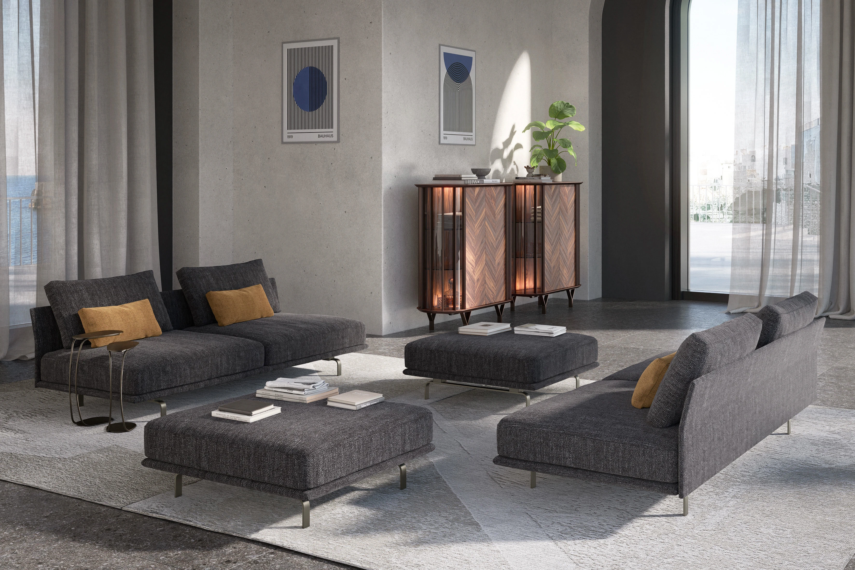Диван Hayden — Cattelan Italia, кожа, фото 6