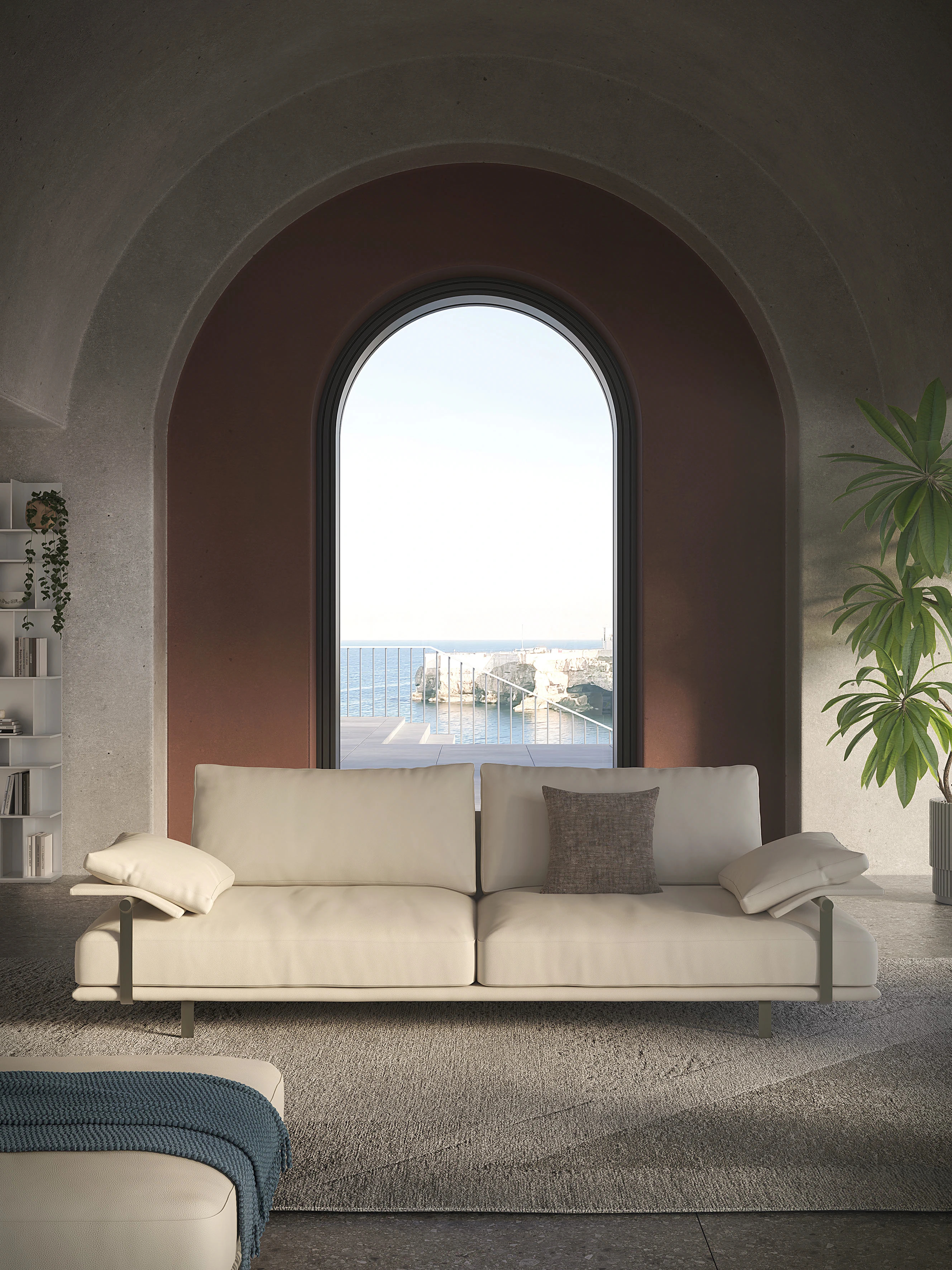 Диван Heston — Cattelan Italia, ткань, фото 6