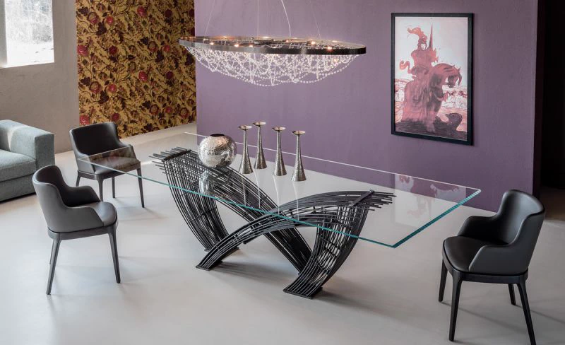 Стол Hystrix — Cattelan Italia, стекло, фото 2