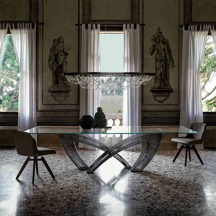 Стол Hystrix — Cattelan Italia, стекло, фото 5