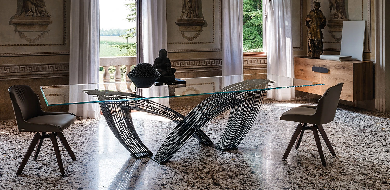 Стол Hystrix — Cattelan Italia, стекло, фото 6
