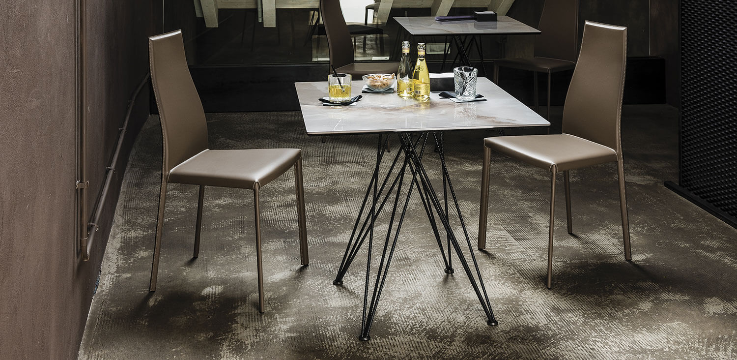 Стул Kaori — Cattelan Italia, кожа, фото 4