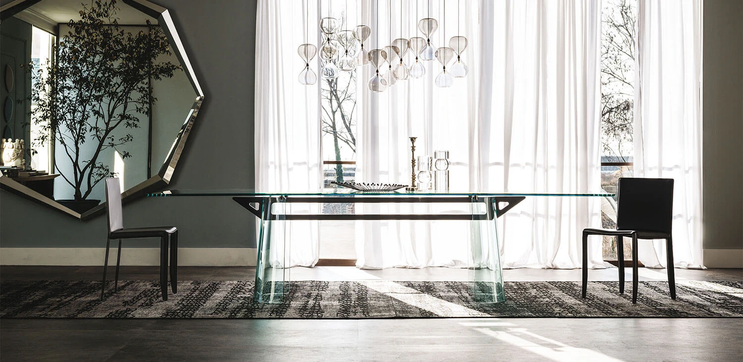 Стол Klirr — Cattelan Italia, стекло, фото 2