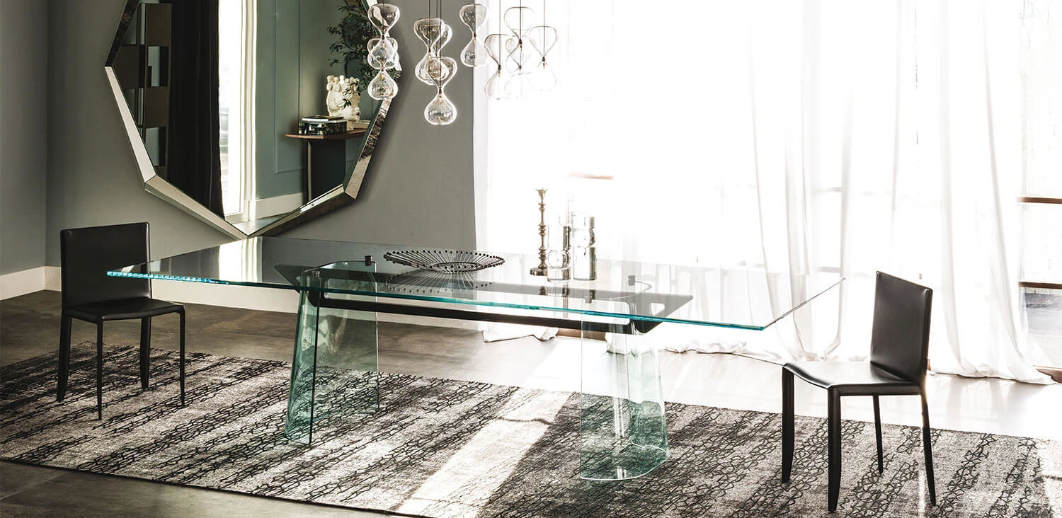 Стол Klirr — Cattelan Italia, стекло, фото 3