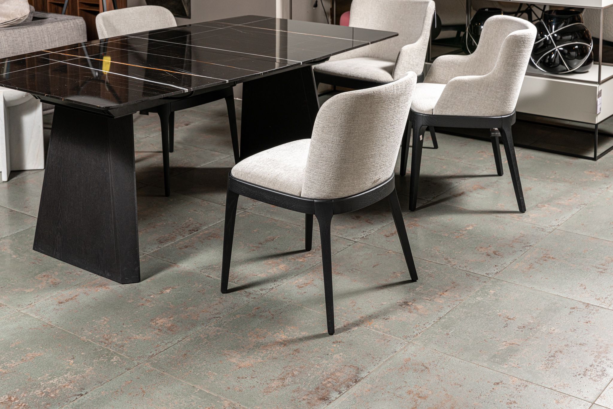 Стул Magda A frassino nero/tessuto B530 — Cattelan Italia, кожа, фото 3