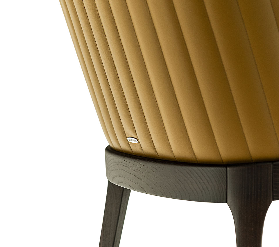 Стул Magda Barre — Cattelan Italia, кожа, фото 3