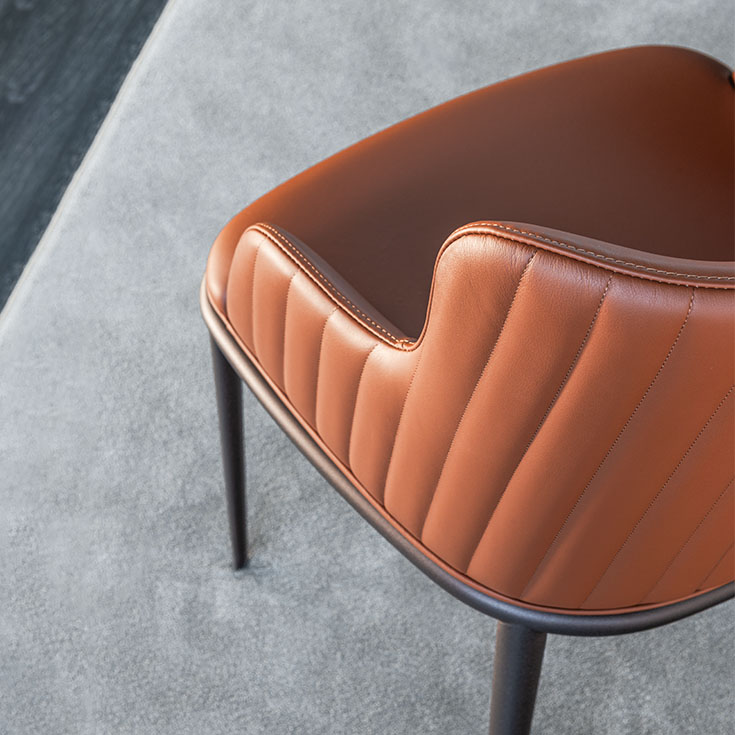 Стул Magda ML Barre — Cattelan Italia, кожа, фото 3