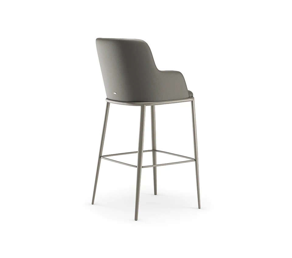 Барный стул Magda ML — Cattelan Italia, кожа, фото 5