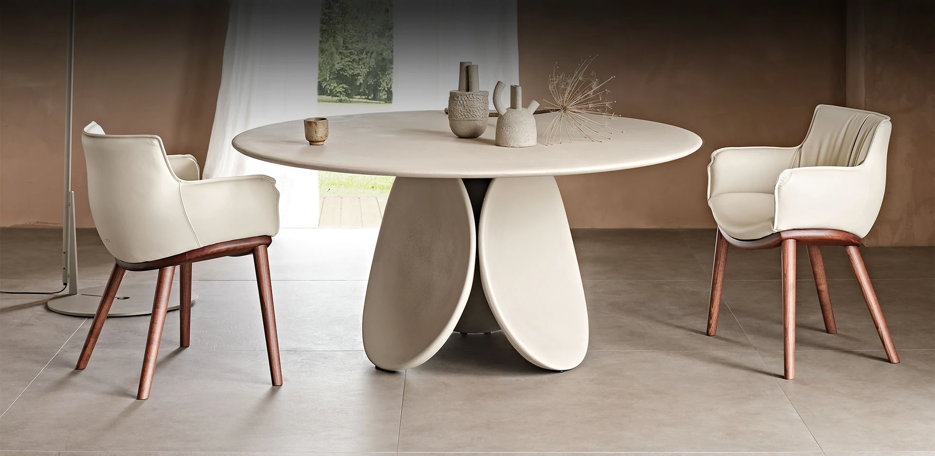 Стол Maxim Argile — Cattelan Italia, стекло, фото 3