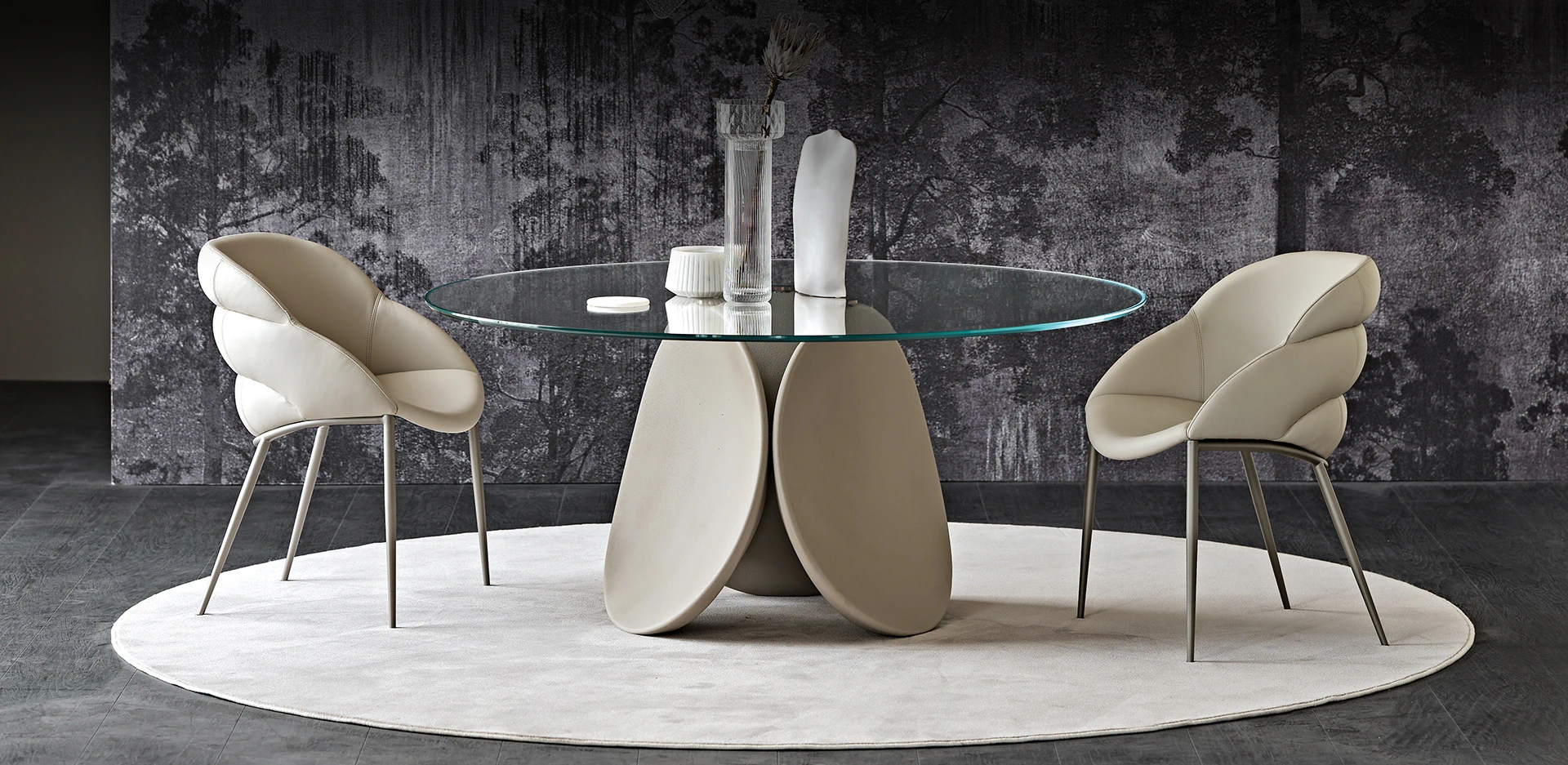 Стол Maxim Argile — Cattelan Italia, стекло, фото 4
