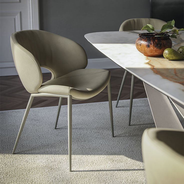 Стул Miranda ML — Cattelan Italia, кожа, фото 3