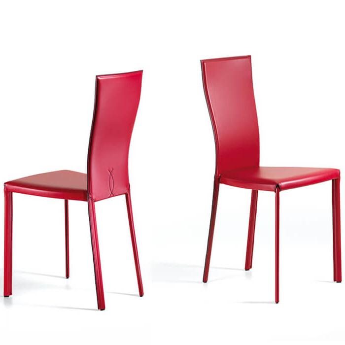 Стул Nina — Cattelan Italia, кожа