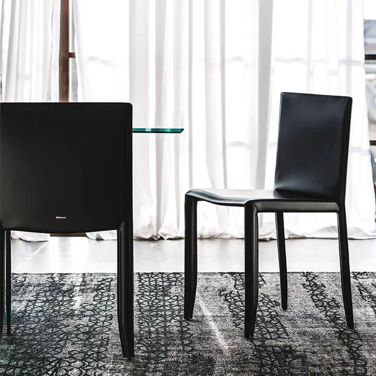 Стул Piuma — Cattelan Italia, кожа, фото 2