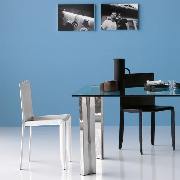 Стул Piuma — Cattelan Italia, кожа, фото 4