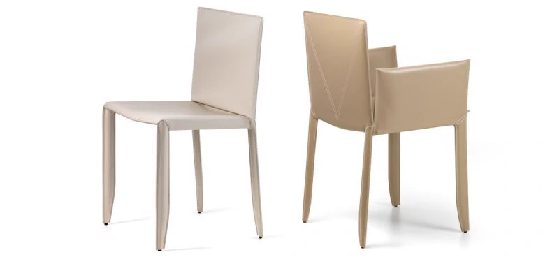 Стул Piuma — Cattelan Italia, кожа, фото 6