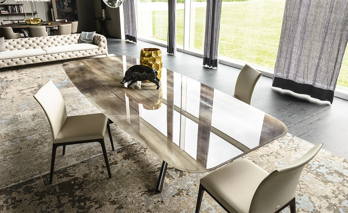 Стол Planer Crystalart — Cattelan Italia, металл, фото 4
