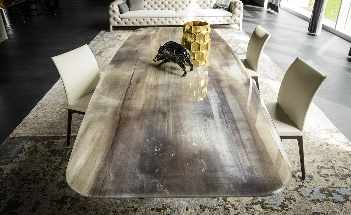 Стол Planer Crystalart — Cattelan Italia, металл, фото 5