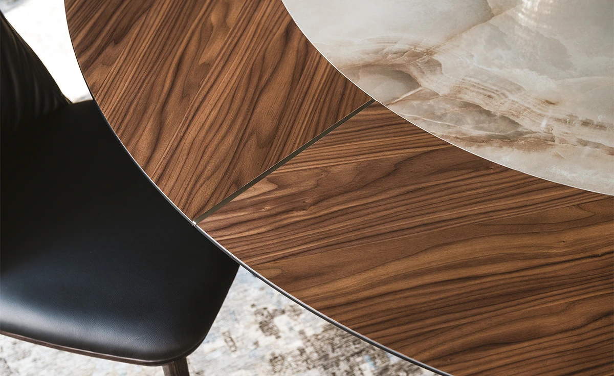Стол Planer Ker-Wood Round — Cattelan Italia, керамика, фото 2