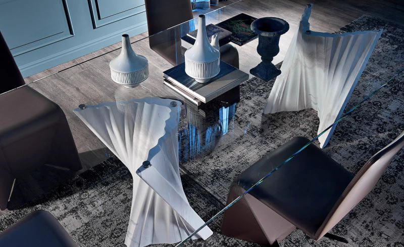 Стол Plisset — Cattelan Italia, мрамор, фото 2