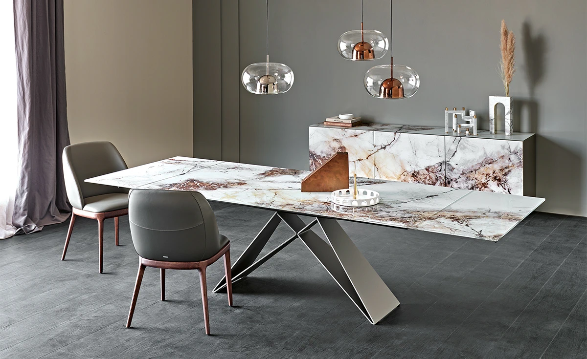 Стол Premier Crystalart Drive — Cattelan Italia, стекло, фото 4