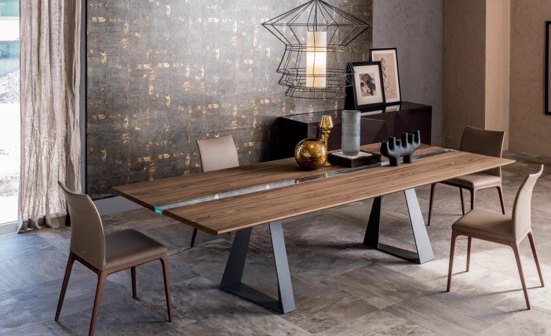 Стол River — Cattelan Italia, стекло, фото 2