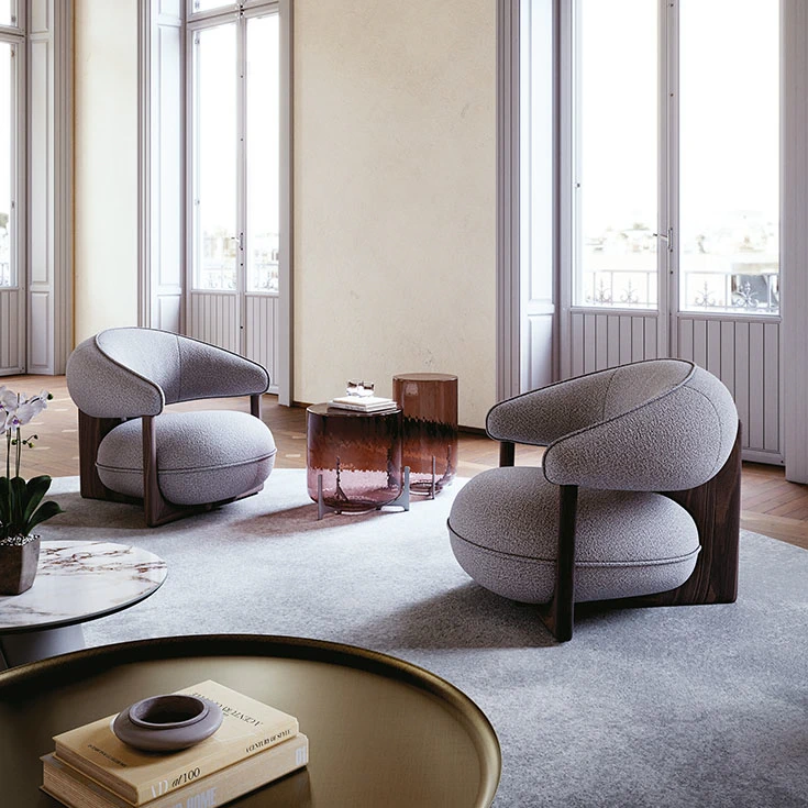 Кресло Ruby Lounge — Cattelan Italia, кожа, фото 4