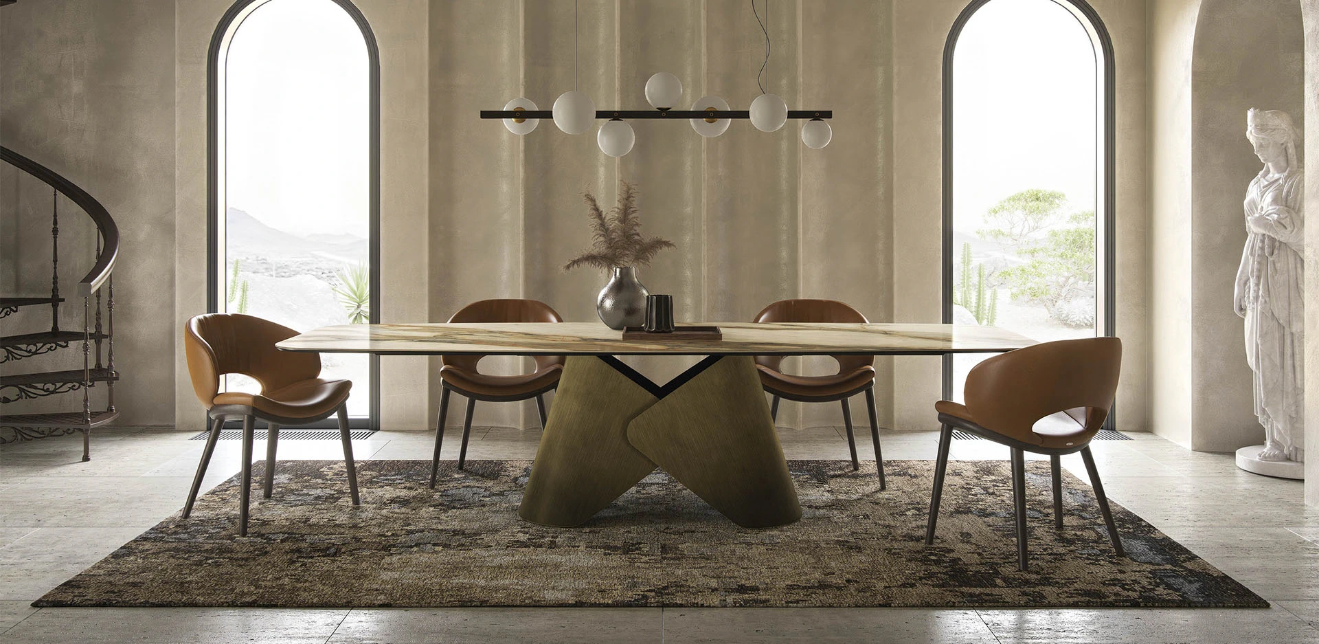 Стол Scott Keramik — Cattelan Italia, керамика, фото 2
