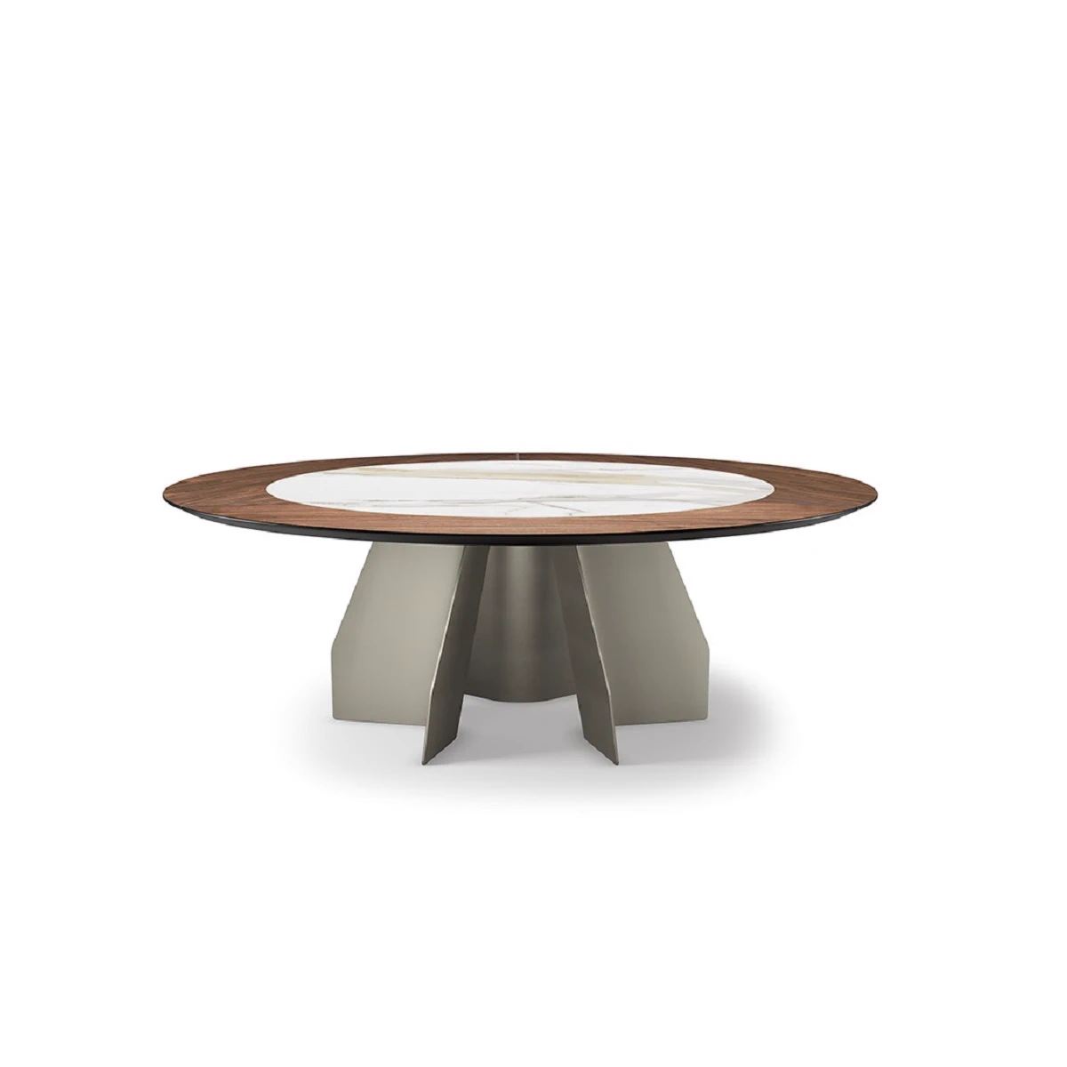 Стол Senator Ker-Wood Round — Cattelan Italia, керамика
