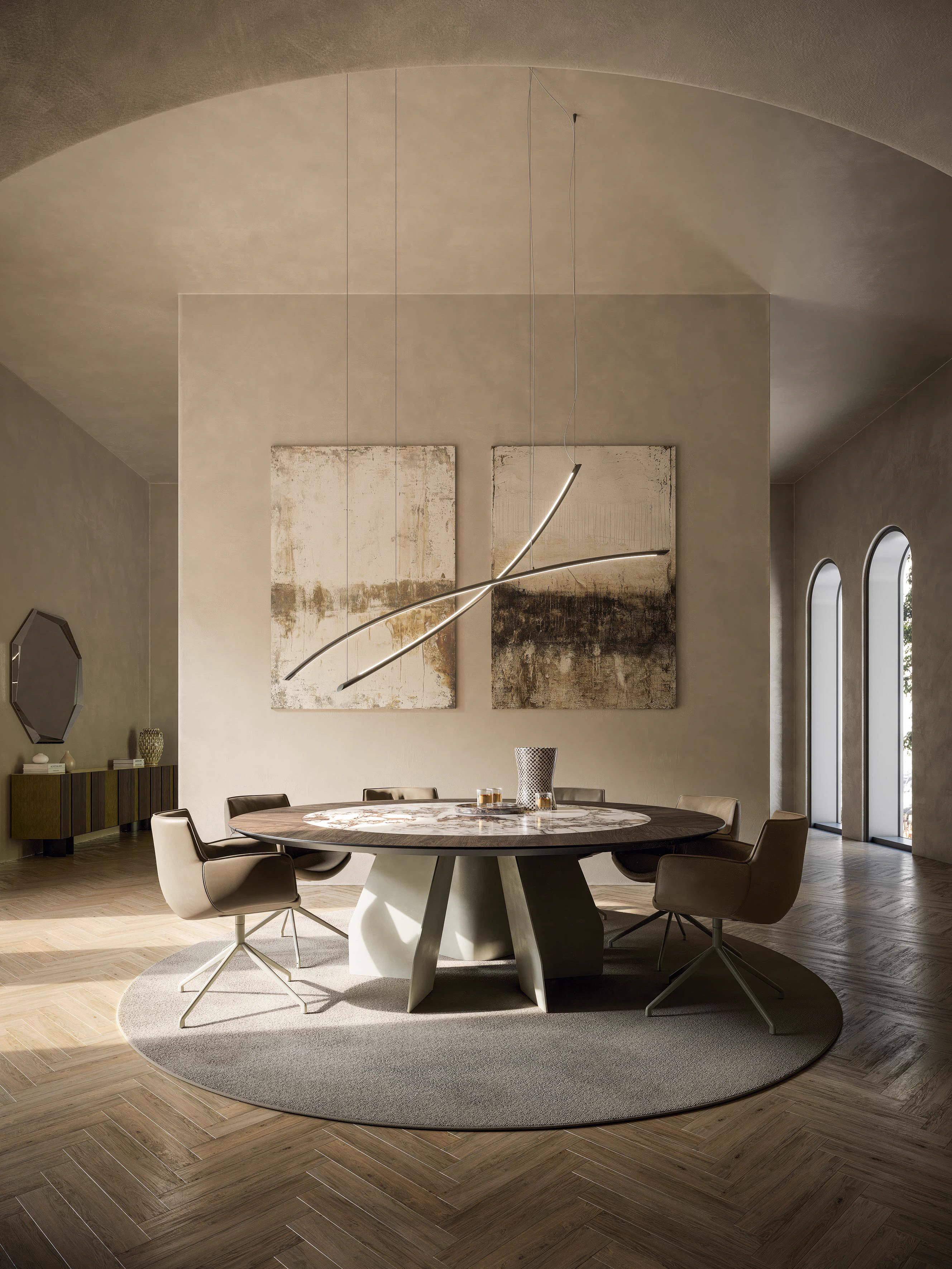 Стол Senator Round — Cattelan Italia, дерево, фото 6