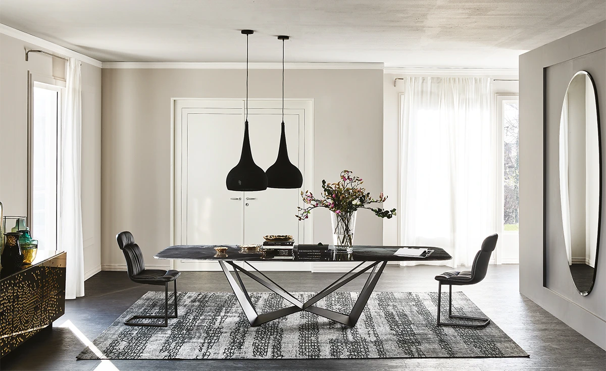 Стол Skorpio Crystalart — Cattelan Italia, стекло, фото 3