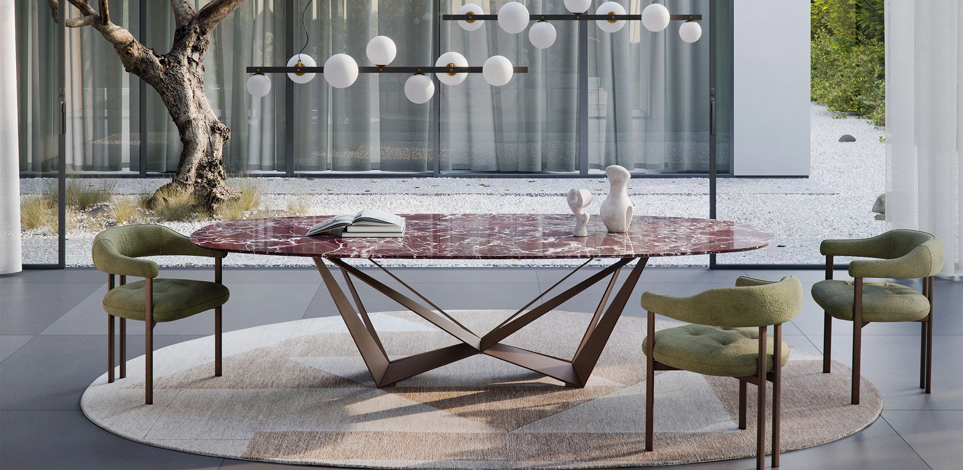 Стол Skorpio Marble — Cattelan Italia, мрамор, фото 4