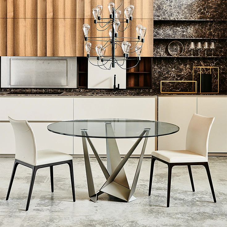 Стол Skorpio Round — Cattelan Italia, стекло, фото 4