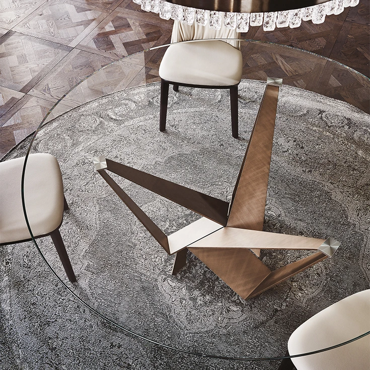 Стол Skorpio Round — Cattelan Italia, стекло, фото 6